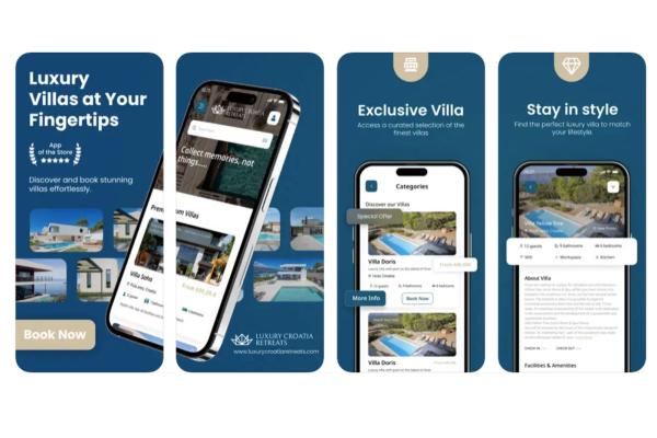 Luxury Croatia Retreats mobilna aplikacija