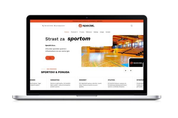 Special - web aplikacija za proizvode